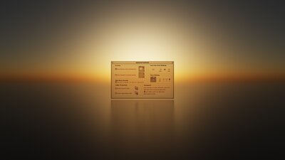 Mac OS 8 Preferences Sunset 4 6K